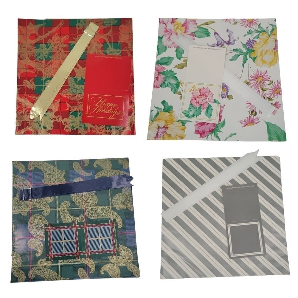 LORD and Taylor Vintage Gift Wrap Ensemble Lot